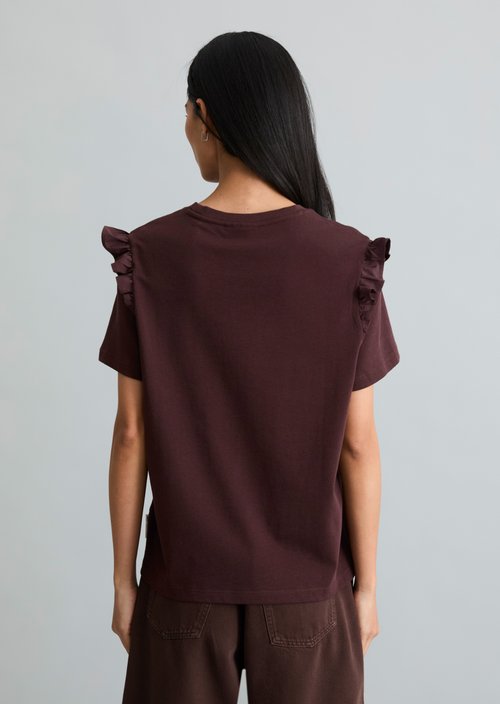 T-shirt regular — Burnt Aubergine