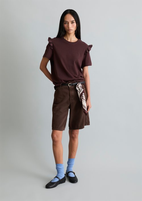 T-shirt regular — Burnt Aubergine