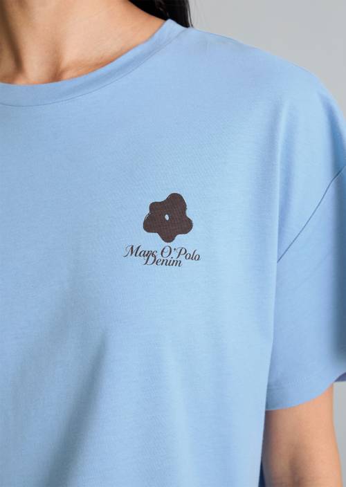T-shirt ample Flaxflower Blue en vue détaillée
