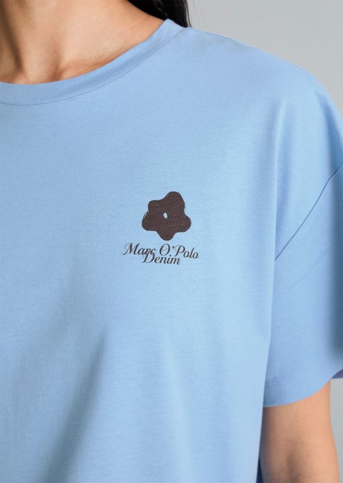Relaxed-fit T-shirt — Flaxflower Blue