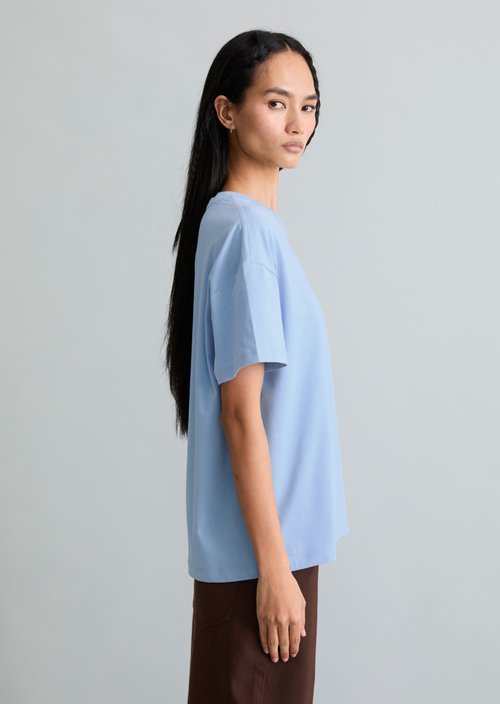 Relaxed-fit T-shirt — Flaxflower Blue