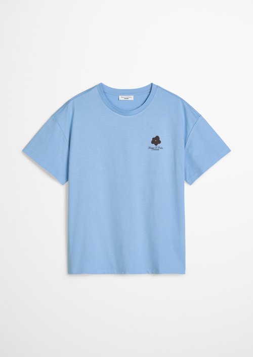 Relaxed-fit T-shirt — Flaxflower Blue