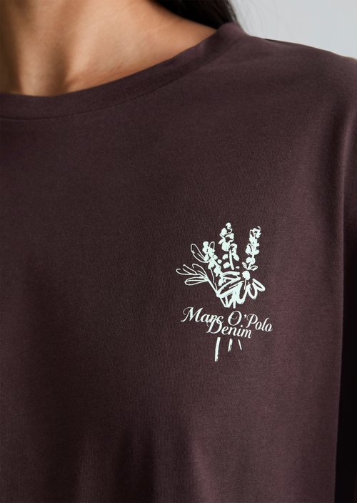 Relaxed-fit T-shirt — Burnt Aubergine