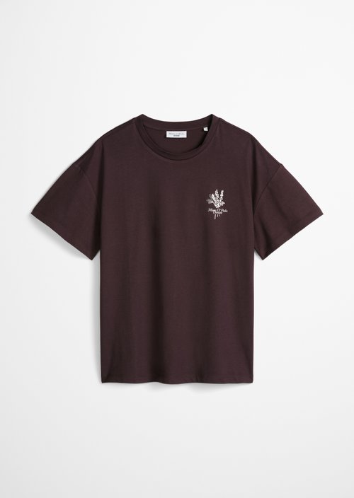 Relaxed-fit T-shirt — Burnt Aubergine