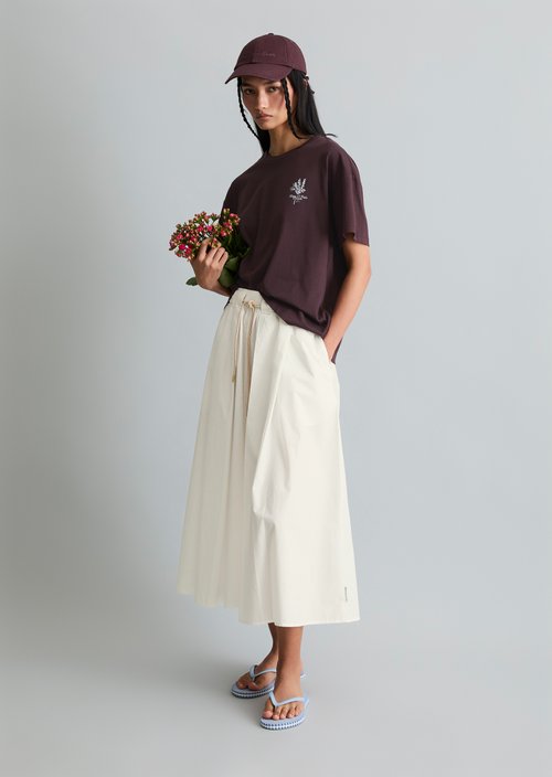 Relaxed-fit T-shirt — Burnt Aubergine