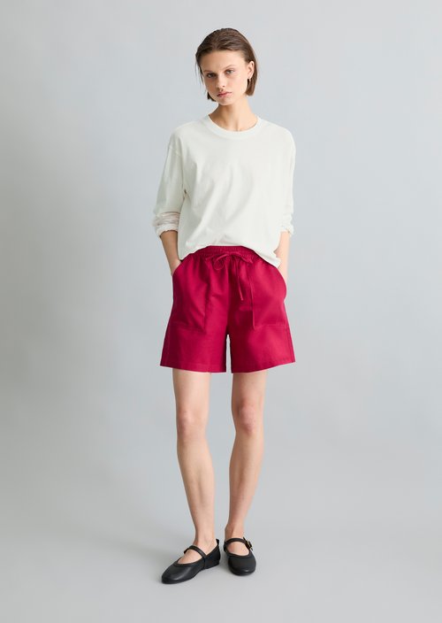 Relaxed longsleeve — Silky White