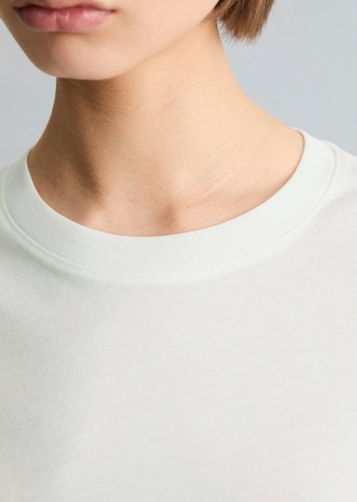 Relaxed longsleeve — Silky White
