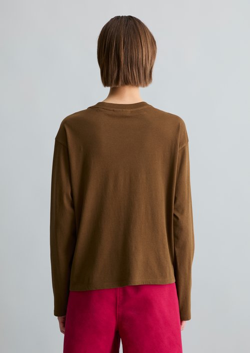 Relaxed longsleeve — Umbra Brown