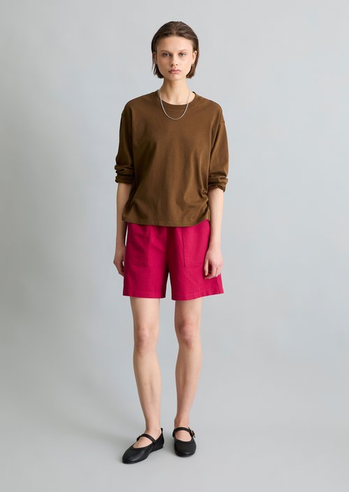 Relaxed longsleeve — Umbra Brown