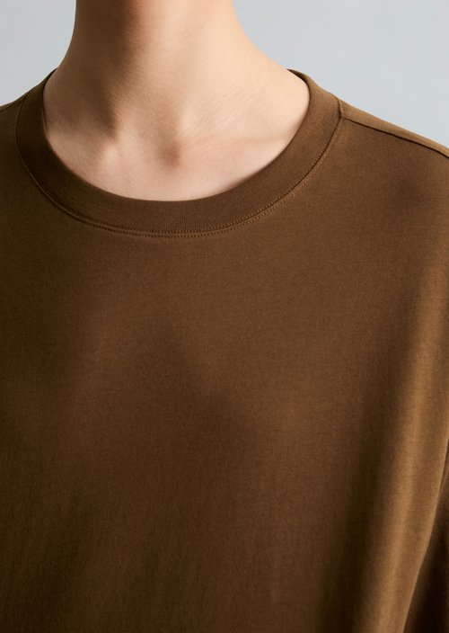 Relaxed longsleeve — Umbra Brown