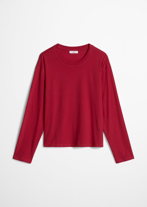 Relaxed longsleeve — Vivid Cherry