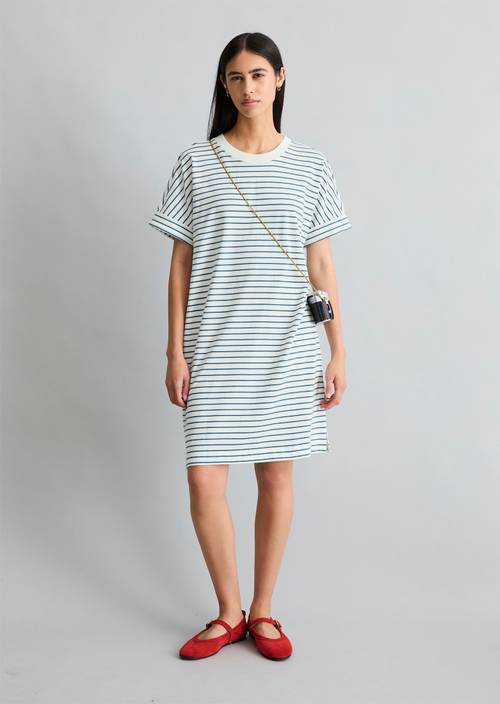 Vestido jersey regular Medium Blue en vista frontal