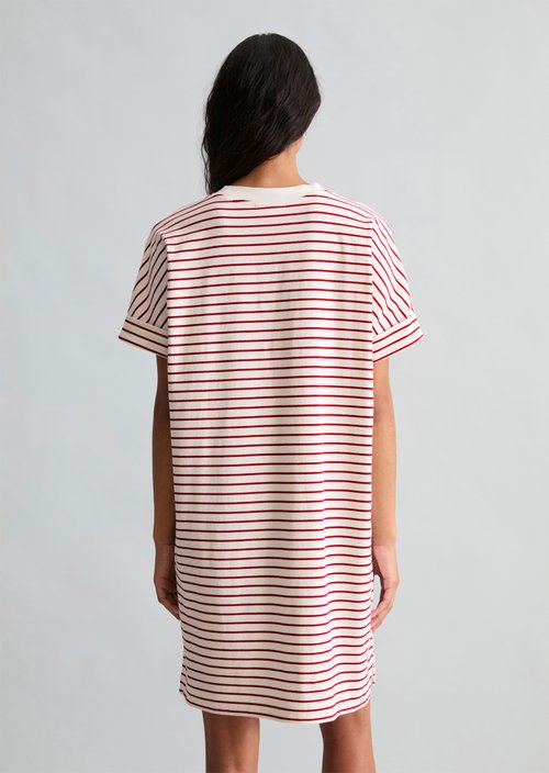 Jersey dress regular — Dark Red