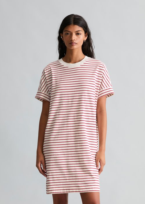 Jersey dress regular — Dark Red