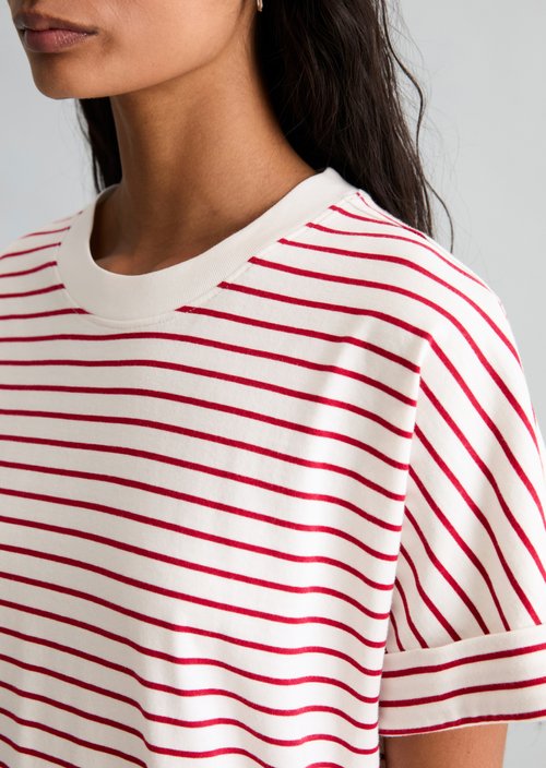 Jersey dress regular — Dark Red