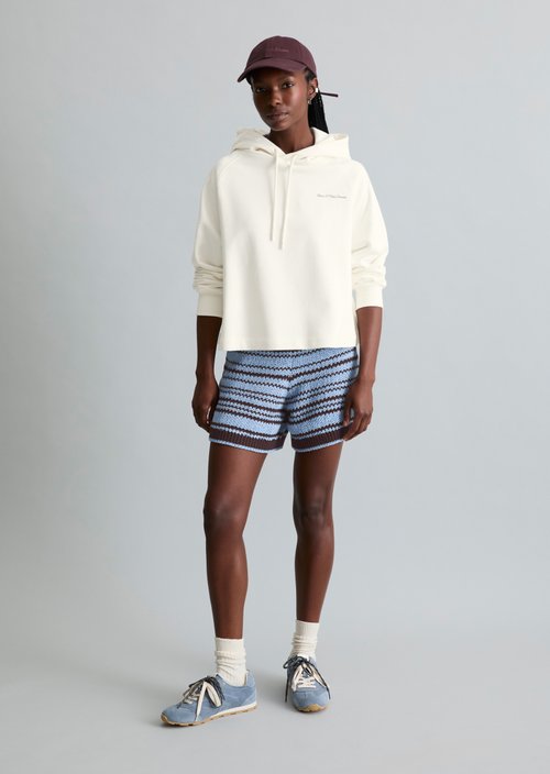 Hoodie oversize — Silky White