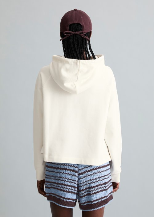 Hoodie oversize — Silky White