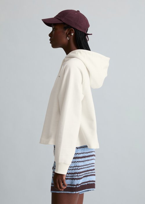 Hoodie oversize — Silky White