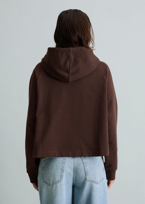 Hoodie oversize — Burnt Aubergine