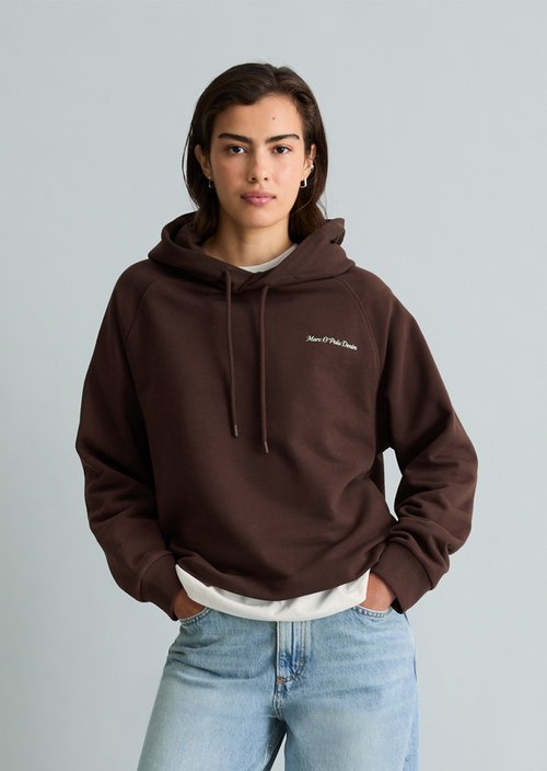 Hoodie oversize — Burnt Aubergine