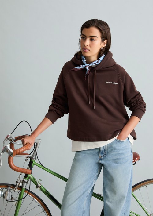 Hoodie oversize — Burnt Aubergine