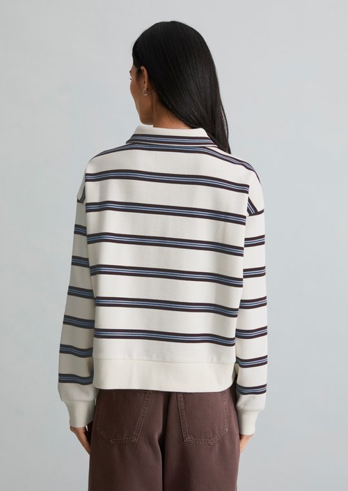 Polo sweatshirt relaxed — Offwhite