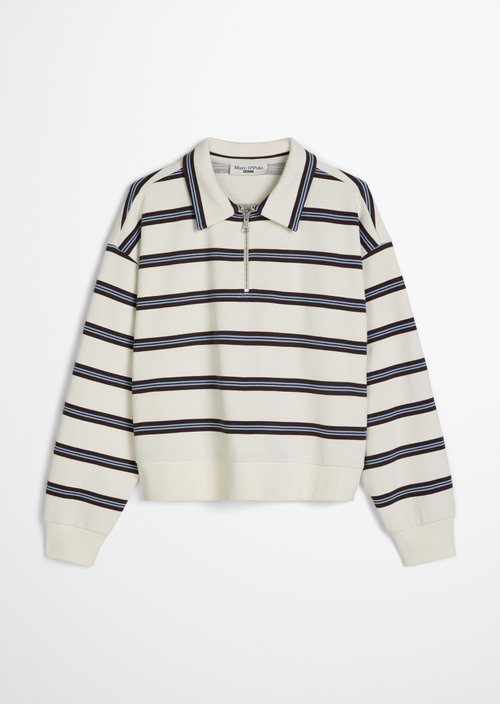 Polo sweatshirt relaxed — Offwhite