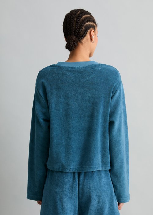 DfC terrycloth sweatshirt relaxed — Endless Sea