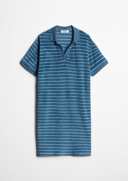 Terry cloth dress regular — Medium Blue