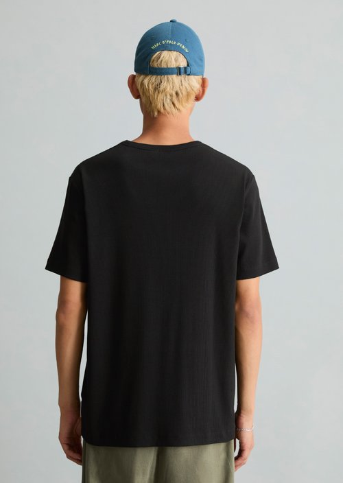 DfC ribbed T-shirt regular — Black