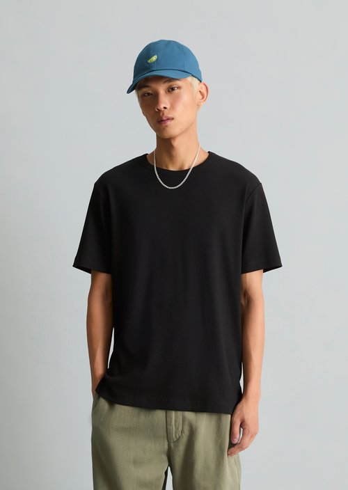 DfC ribbed T-shirt regular — Black