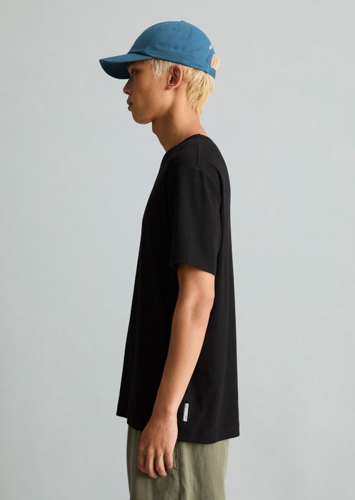 DfC ribbed T-shirt regular — Black