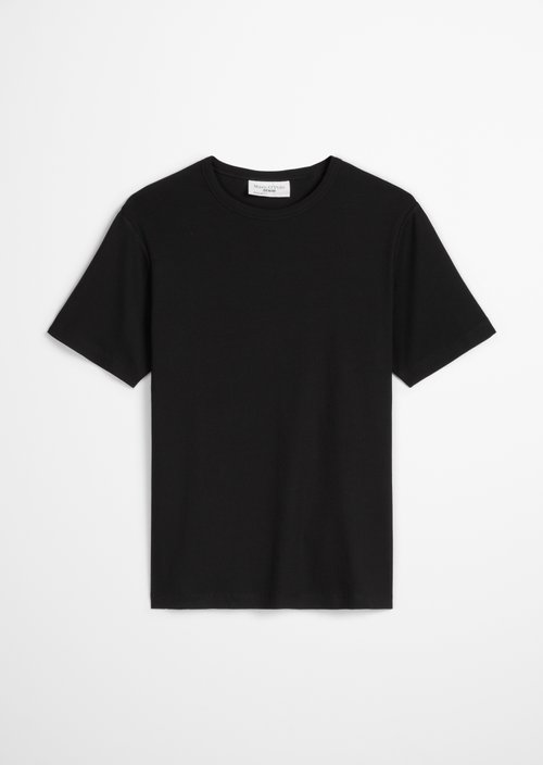 DfC ribbed T-shirt regular — Black