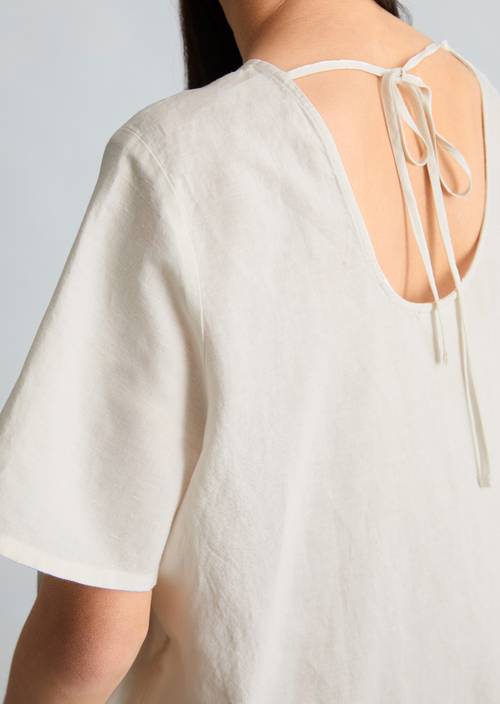 Robe relaxed Silky White en vue détaillée