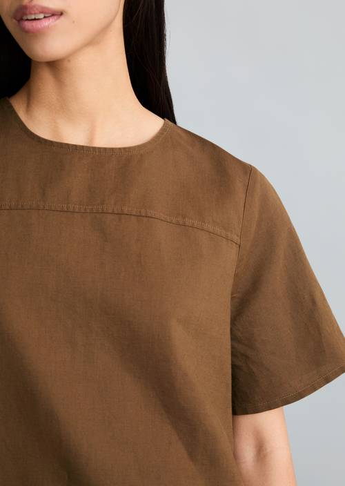 Robe relaxed Umbra Brown en vue détaillée