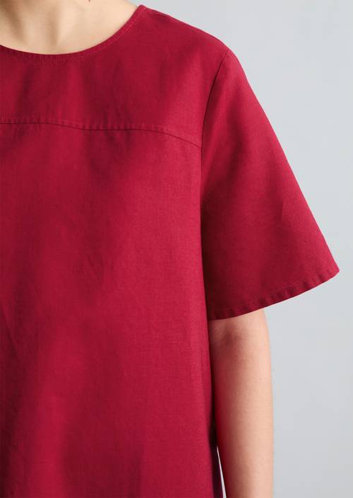 Robe relaxed Vivid Cherry en vue détaillée