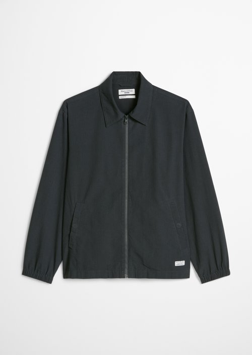 Seersucker overshirt — Peppercorn Grey
