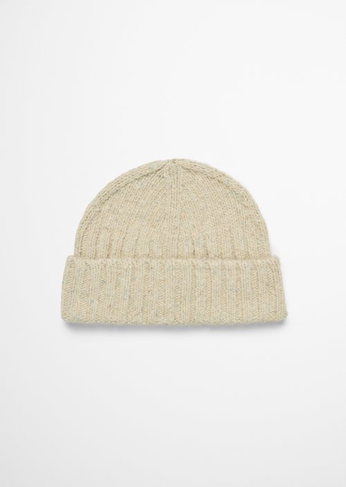 Knitted cap — Grey Silk