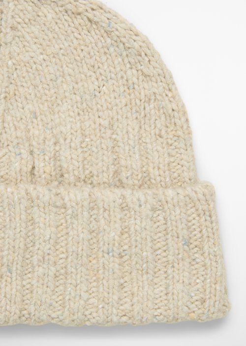 Knitted cap — Grey Silk