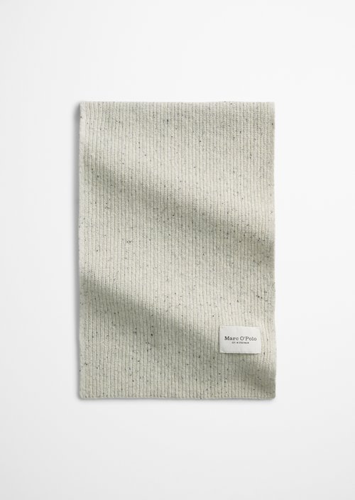 Strickschal — White Cotton