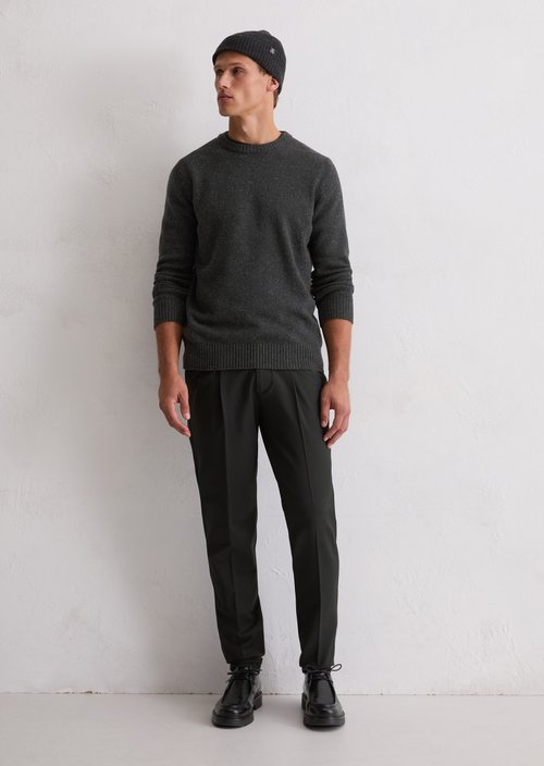 Sweater regular — Dark Grey Melange
