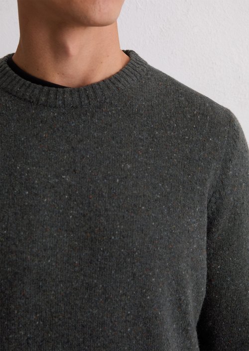 Sweater regular — Dark Grey Melange