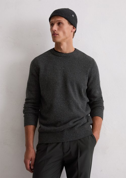 Sweater regular — Dark Grey Melange