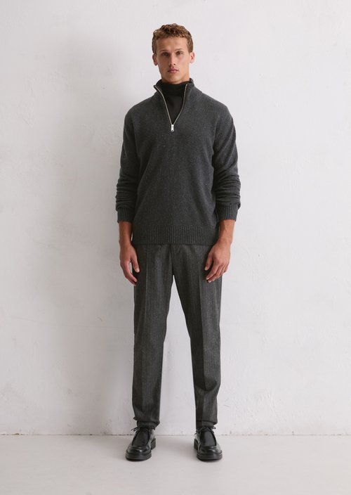 Troyer regular — Dark Grey Melange