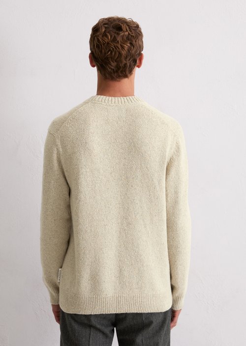 V-neck sweater regular — Grey Silk
