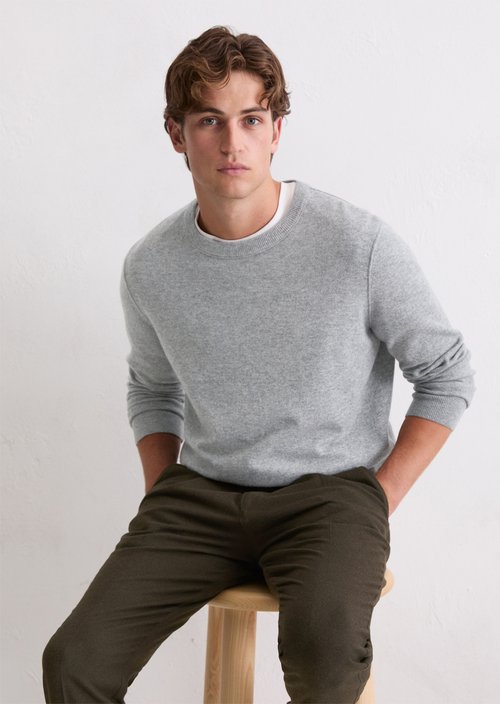 Sweater regular — Cloudy Grey Melange