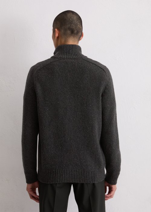Regular cardigan — Dark Grey Melange
