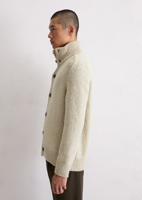 Regular cardigan — Grey Silk