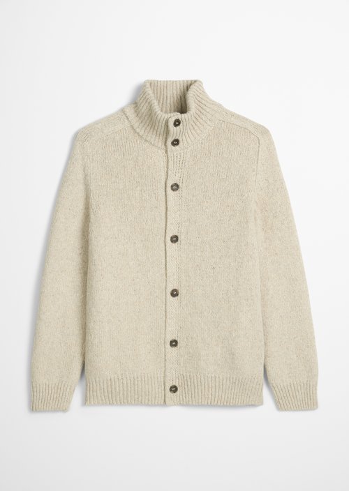 Regular cardigan — Grey Silk