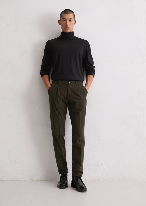 Regular turtleneck longsleeve — Black